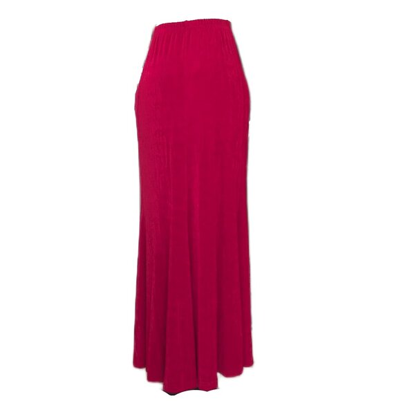 Red Flair Midi Skirt - Picture 3 of 5